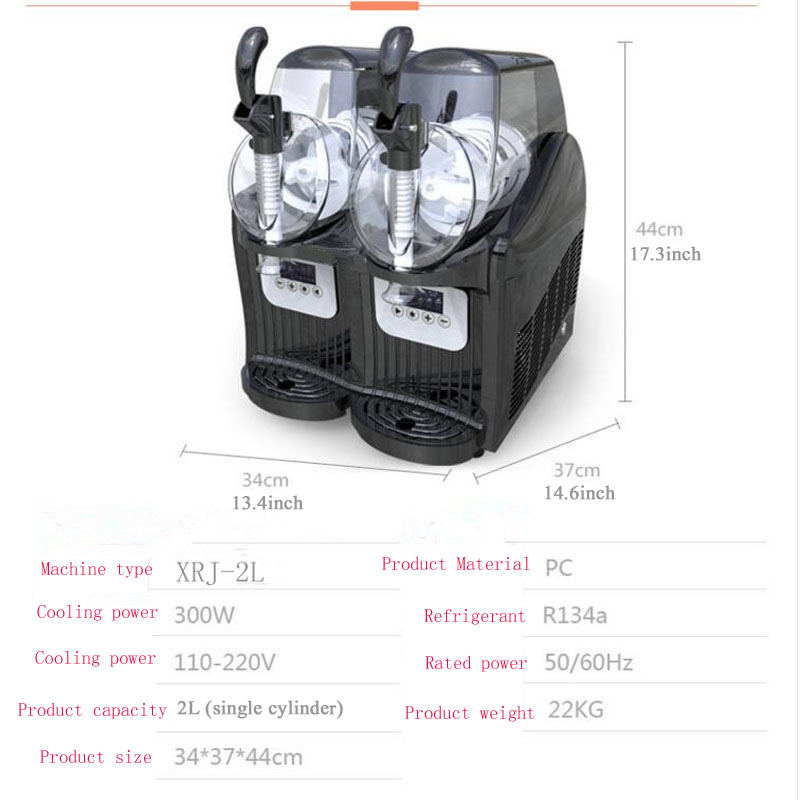 4L 2 Jar Commercial Slushie Ma - Slushie Machine Vending 评论和价格