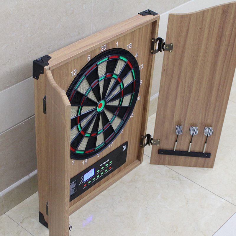 Luxury Wooden Electronic Dart  - Electronic Dartboard Cabinet 评论和价格